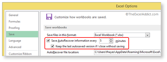 How to Recover A Workbook You Forgot to Save Changes to 2